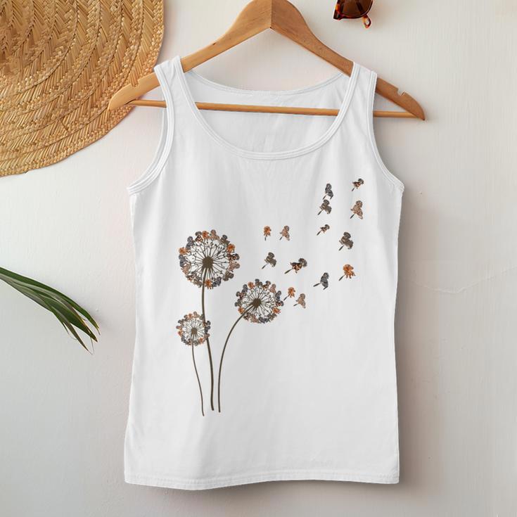 Dachshund Weiner Dog Dandelion Flower Weenie Mama Women Women Tank Top Unique Gifts