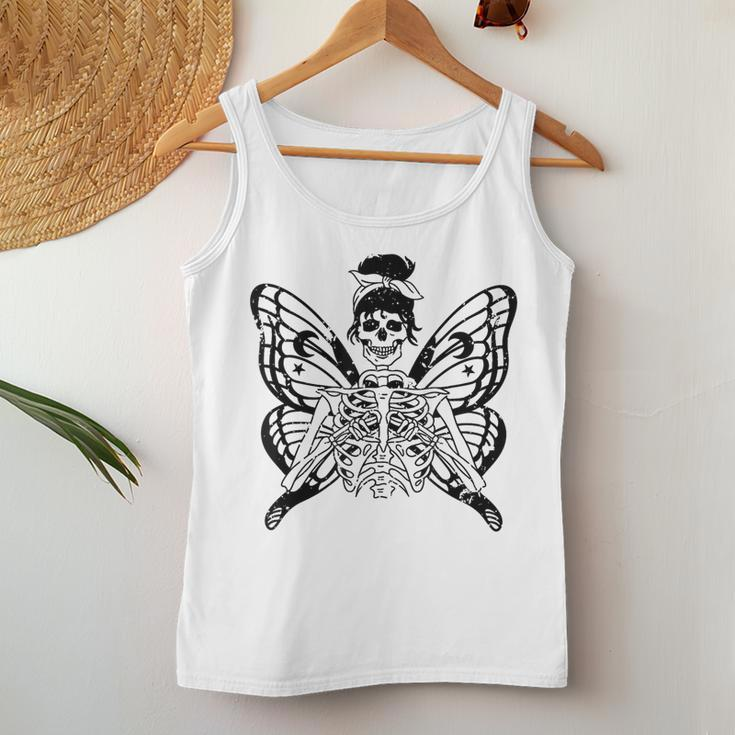 Fairy Grunge Aesthetic Woman Skeleton Vintage Graphic Women Tank Top Unique Gifts