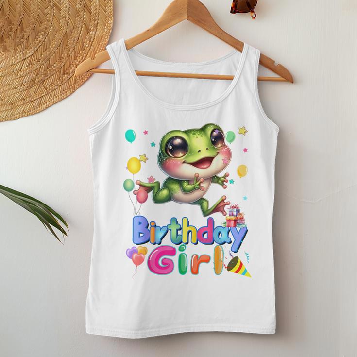 Frosch Geburtstag Prinzessin Mädchen It's My Birthday Frosch Tank Top Frauen Lustige Geschenke