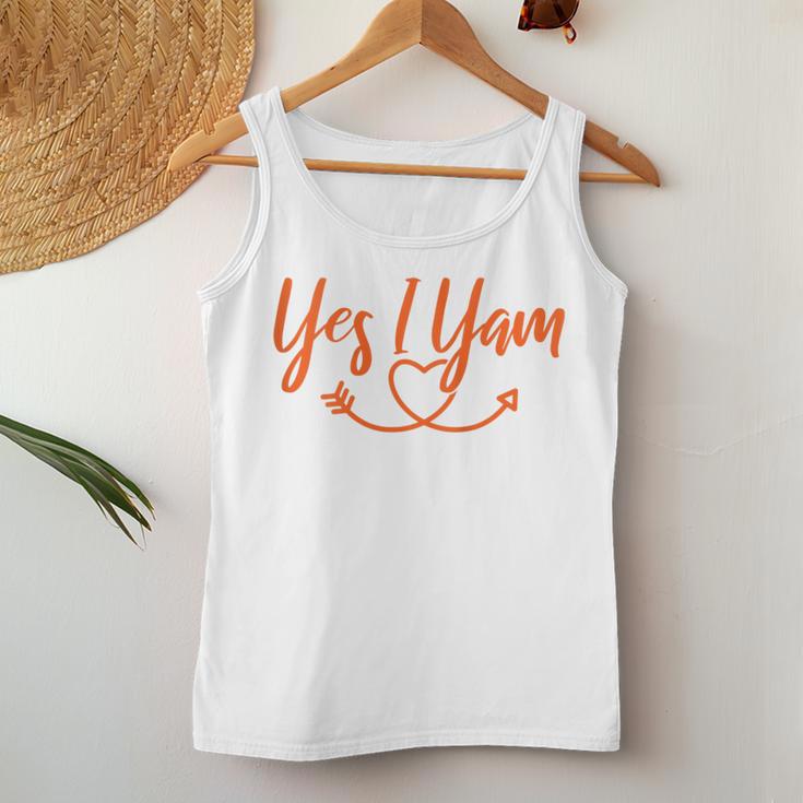 Couples Yes I Yam Women Tank Top Unique Gifts