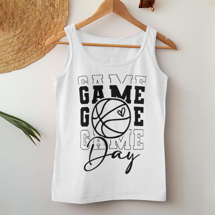 Game Day Sport Lover Basketball Mom Girl Women Tank Top Unique Gifts