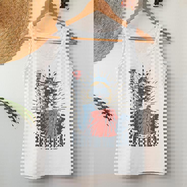 Girl Party In The Usa Cocktail Statue Of Liberty Women Tank Top Personalized Gifts