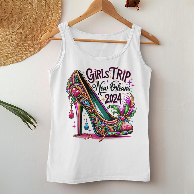 Girls Trip New Orleans 2024 Girl Mardi Gras Matching Women Tank Top Funny Gifts