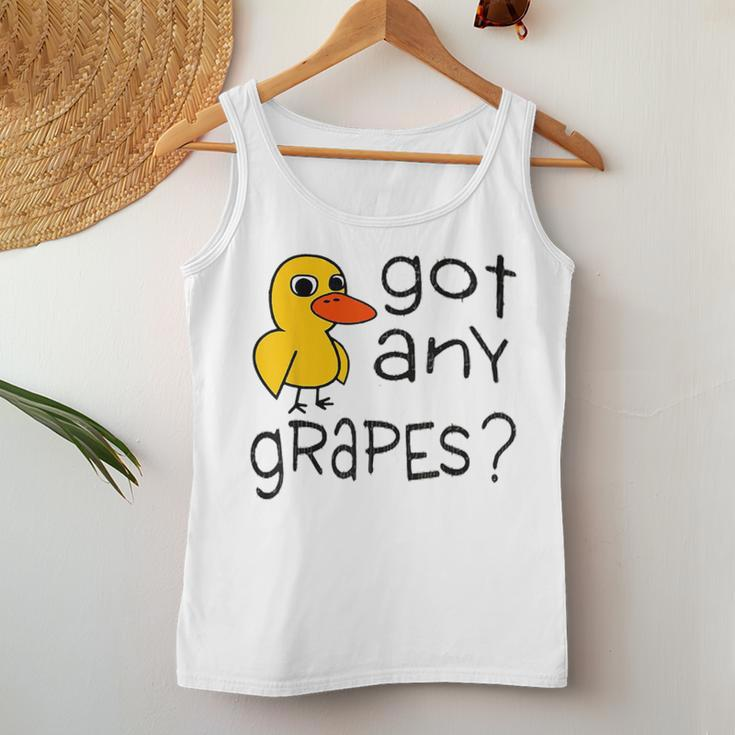 Got Any Grapes The Duck Song Women Tank Top Unique Gifts