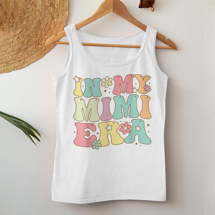 Groovy In My Mimi Era Retro Family Matching Grandmother Women Tank Top Personalized Gifts