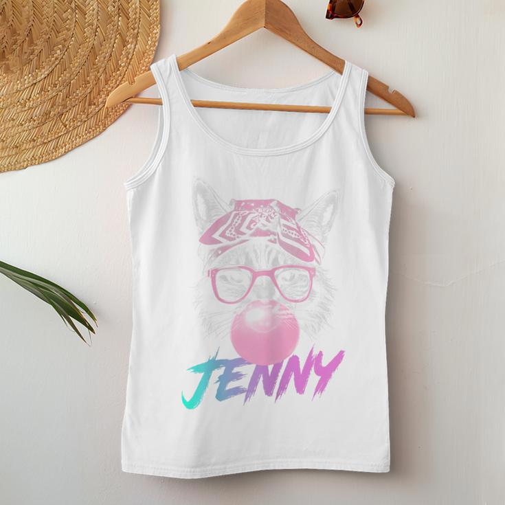 Jenny Schöner Mädchen Name Mit Niedlicher Katze Tank Top Frauen Lustige Geschenke