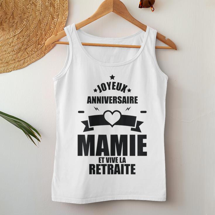 Joyeux Anniversaire Mamie Etive La Retraite Women Tank Top | Cadeauxyz