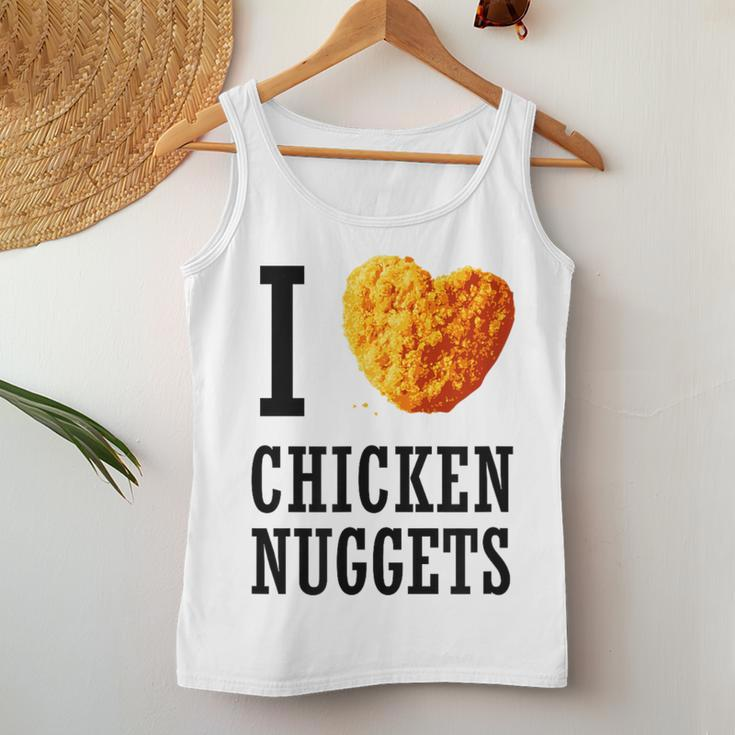 I Love Chicken Nuggets Heart 1 Women Tank Top Unique Gifts