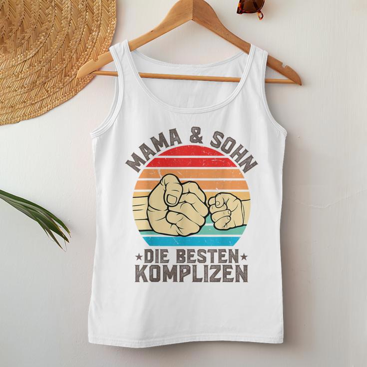 Mama & Sohn Mama & Sohn Familie Tank Top Frauen Lustige Geschenke