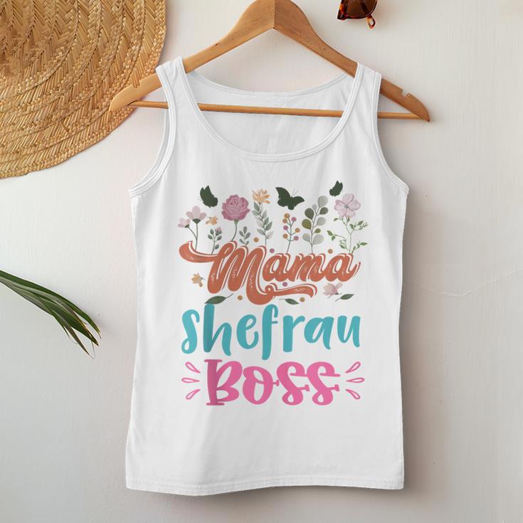 Mama Ehefrau Boss Mit Spruch Lustig Muttertag Tank Top Frauen Lustige Geschenke