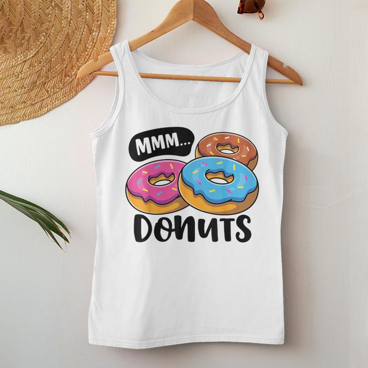 Mmm Donuts Donut Lover Girls Doughnut Squad Food Women Tank Top Unique Gifts