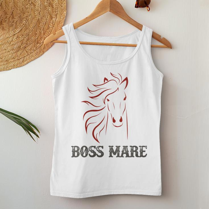 Horse Boss Mare Chesnut Women Tank Top Unique Gifts