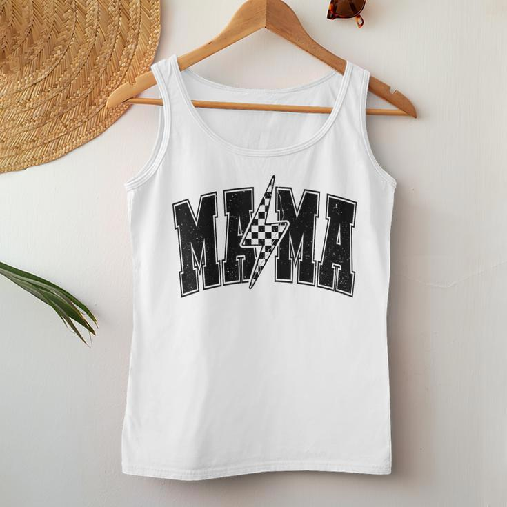 Racing Mom Race Mom Racer Race Checkered Mama Women Tank Top Unique Gifts