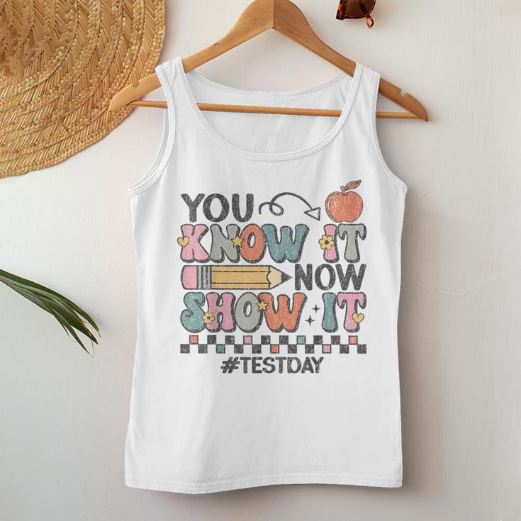 Motivation Test Day Testing For Teachers Women Tank Top Funny Gifts