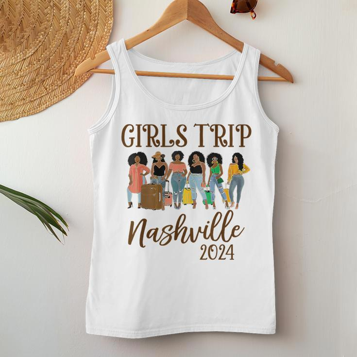 Nashville Girls Trip 2024 Weekend Vacation Matching Women Tank Top Funny Gifts