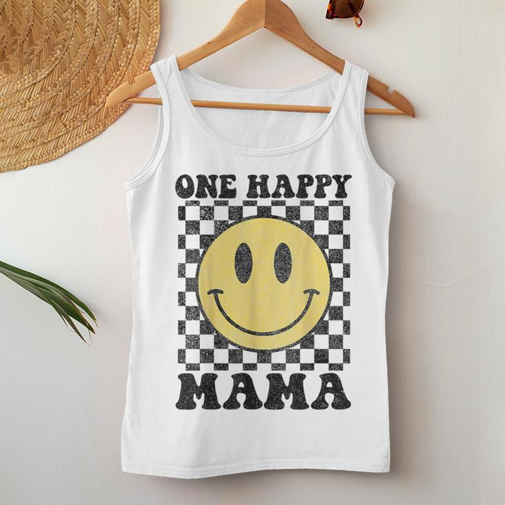 One Happy Dude Mama Happy Face 1St Birthday Party Family Women Tank Top Unique Gifts