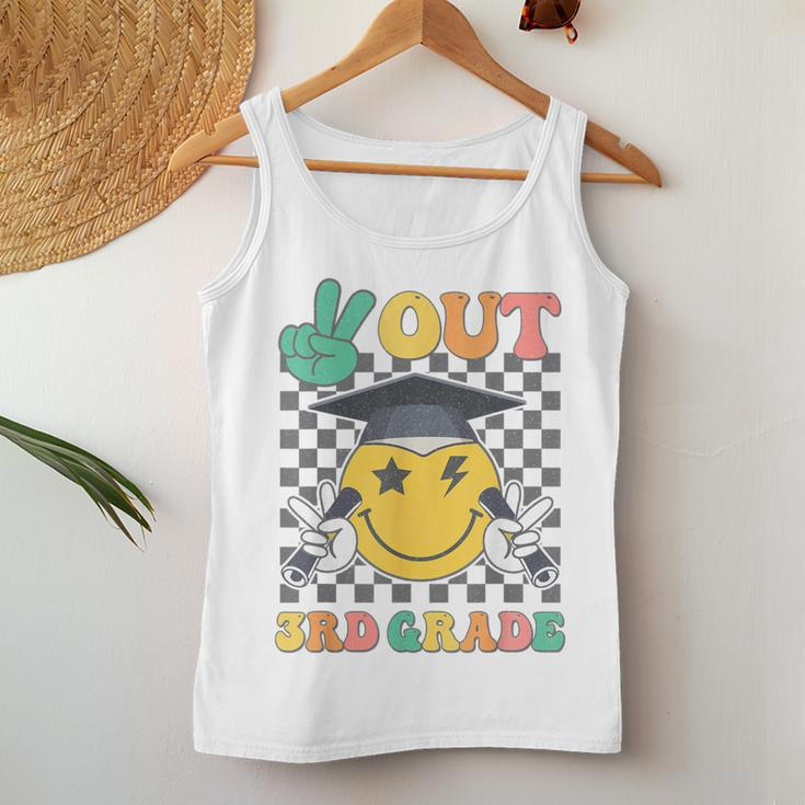 Peace Out 3Rd Grade Graduation Last Day School Third Grade Women Tank Top Personalized Gifts