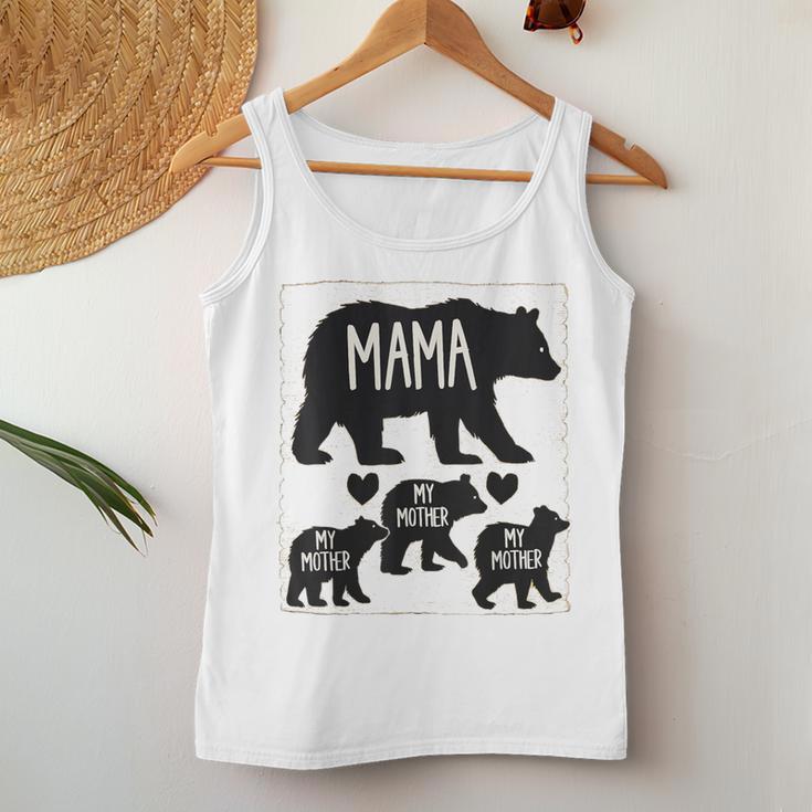 Personalisierte Mama Bär Und Kinder Bär Mama Muttertag Tank Top Frauen Lustige Geschenke