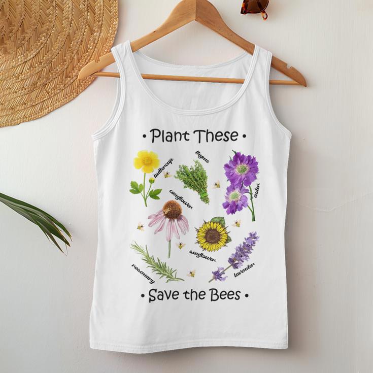 Plant These Save The Bees Bee Women Tank Top Unique Gifts