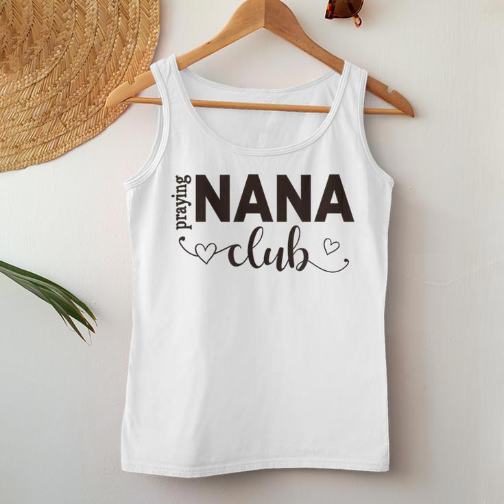 Praying Nana Club Christian Bible Religious Mama Mom Women Women Tank Top Unique Gifts