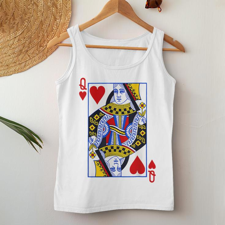 Queen Of Hearts Feminist For Playing Cards Women Tank Top Unique Gifts