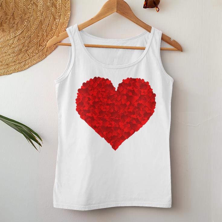 Red Heart Love Valentines For Girlfriend Him Her Girls Women Tank Top Unique Gifts