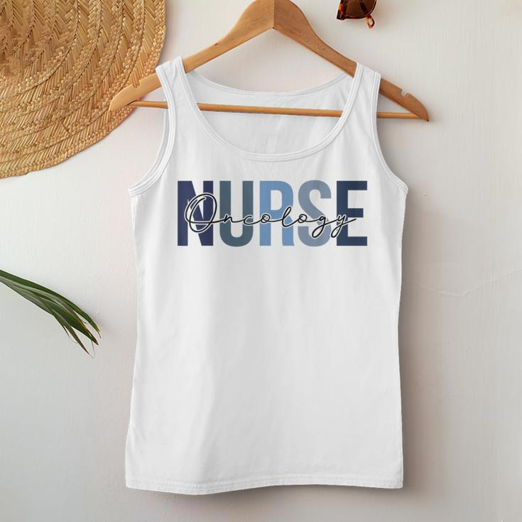 Retro Oncology Nurse Print For Nursing Student Women Tank Top Unique Gifts