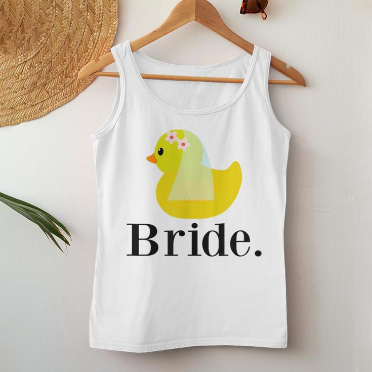 Rubber Duck Bride Women Tank Top Unique Gifts