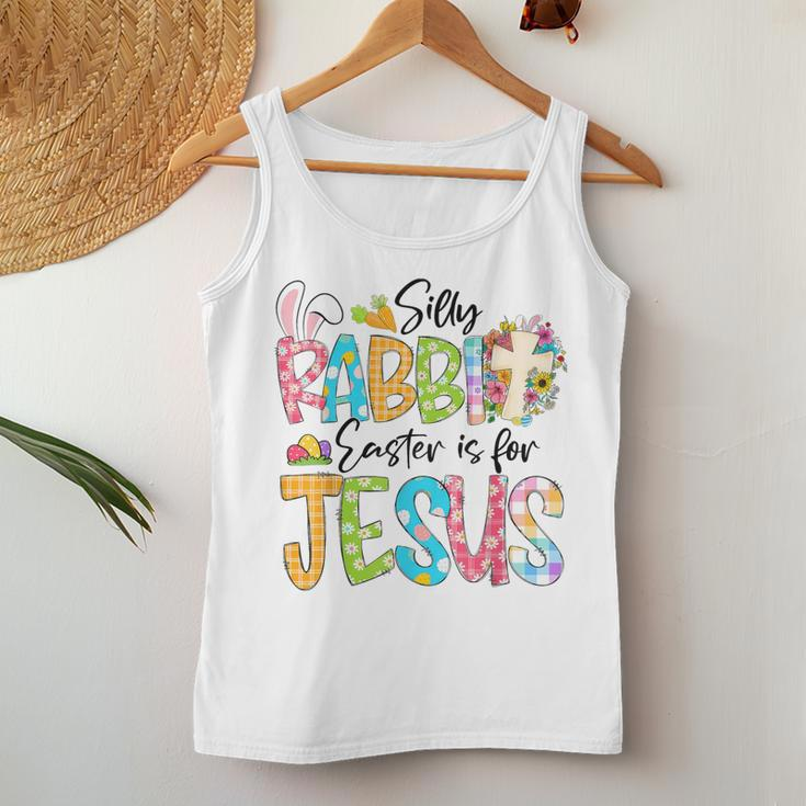 Silly Rabbit Easter Is For Jesus Religious Christian Easter Women Tank Top Unique Gifts