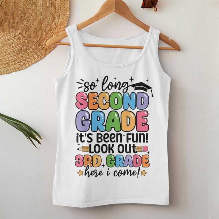 So Long 2Nd Grade Its Been Fun Lookout 2Nd Grade Here I Come Women Tank Top Unique Gifts
