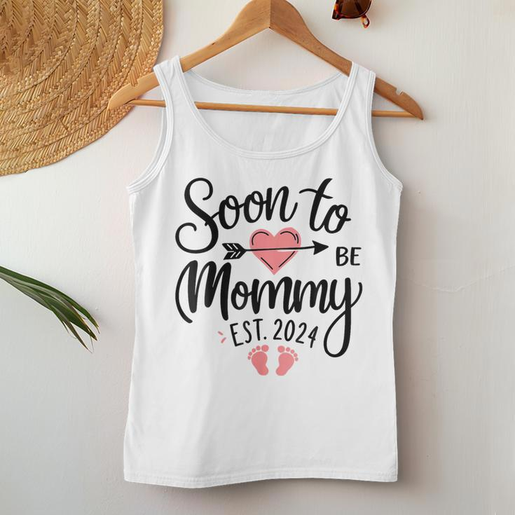 Soon To Be Mommy 2024 For Mom Pregnancy Announcement Women Tank Top Personalized Gifts