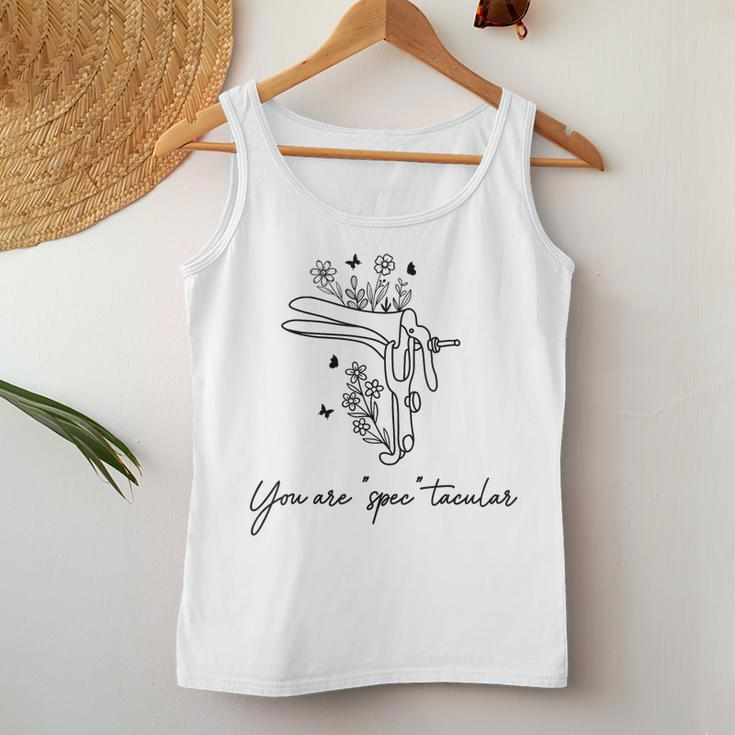 You Are Spectacular Floral Ob Gyn Obstetrician Nurse Women Tank Top Funny Gifts