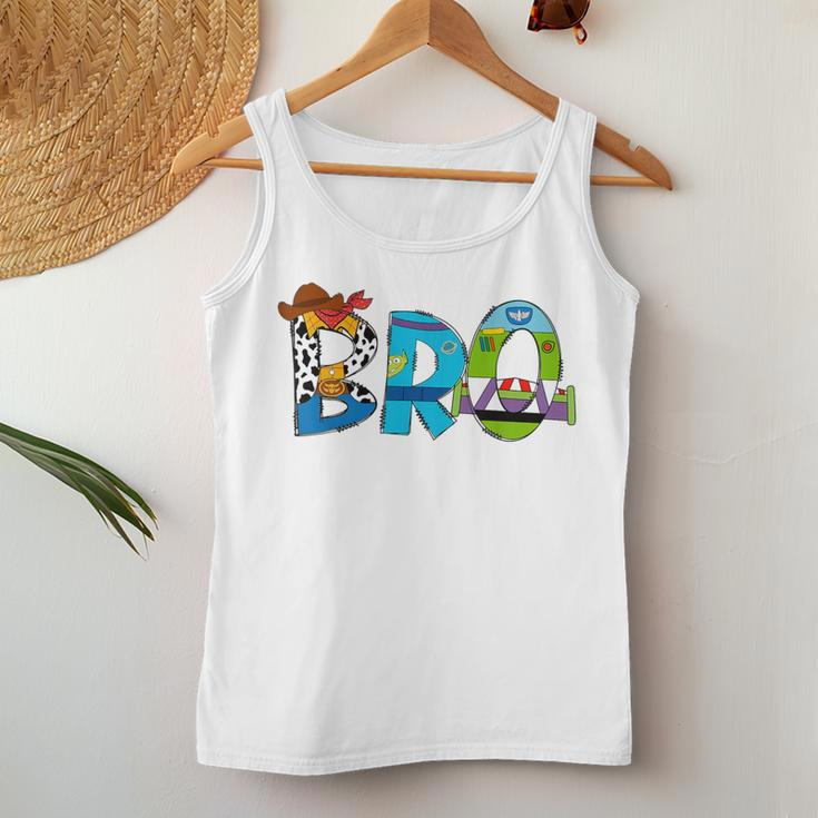 Toy Story Mama Boy Mom Bro Brother Mother's Day Women Tank Top Funny Gifts