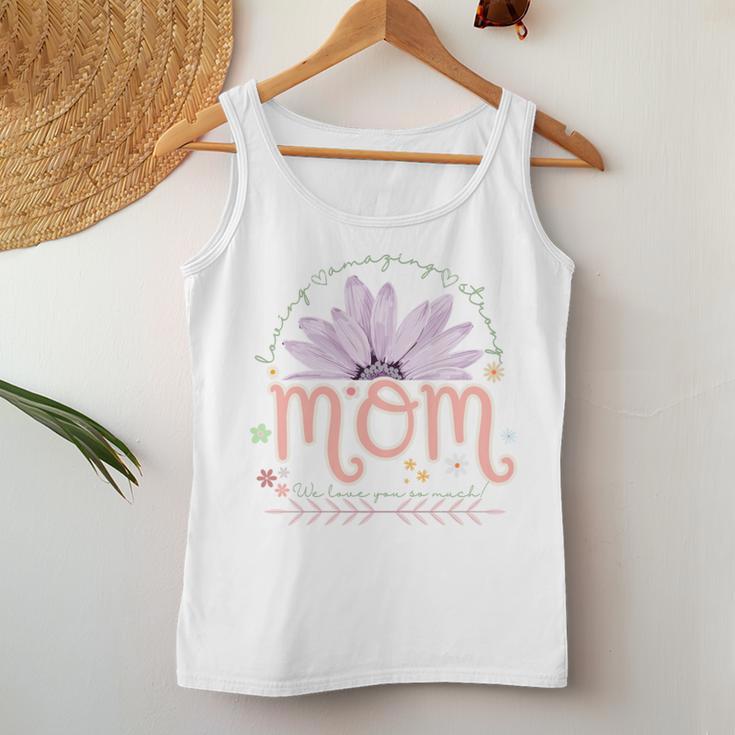 Unglaublich Fürsorglich Liebevoll Starke Mama Mama Mama Wir Lieben Dich Tank Top Frauen Lustige Geschenke