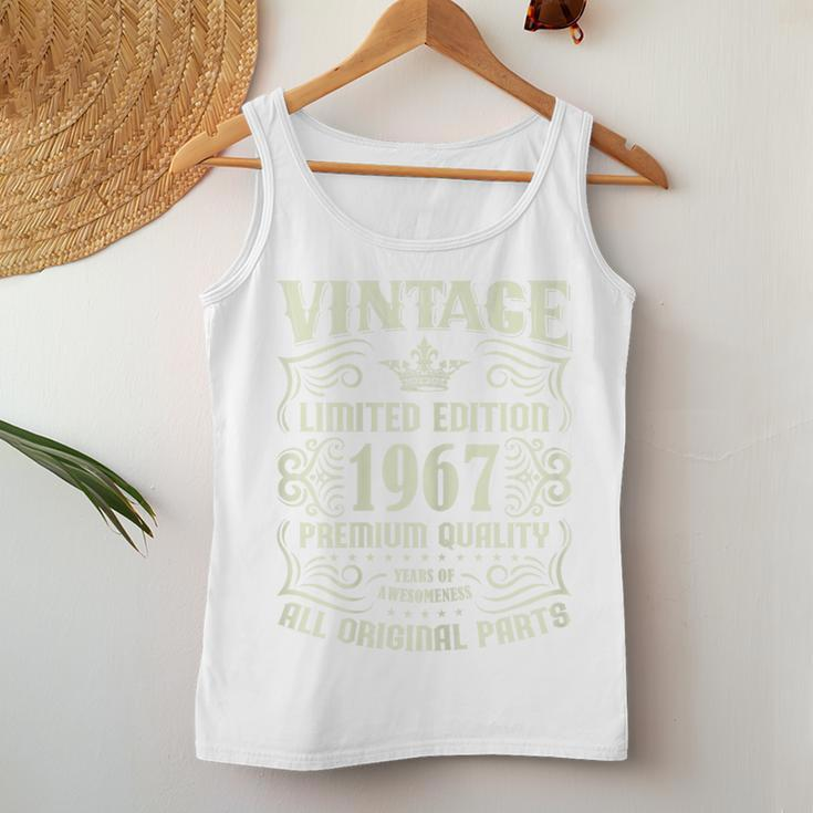 Vintage 1967 Limited Edition Bday 1967 Birthday Women Tank Top Unique Gifts