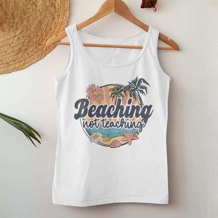 Vintage Beaching Not Teaching School's Out For Summer Women Women Tank Top Funny Gifts