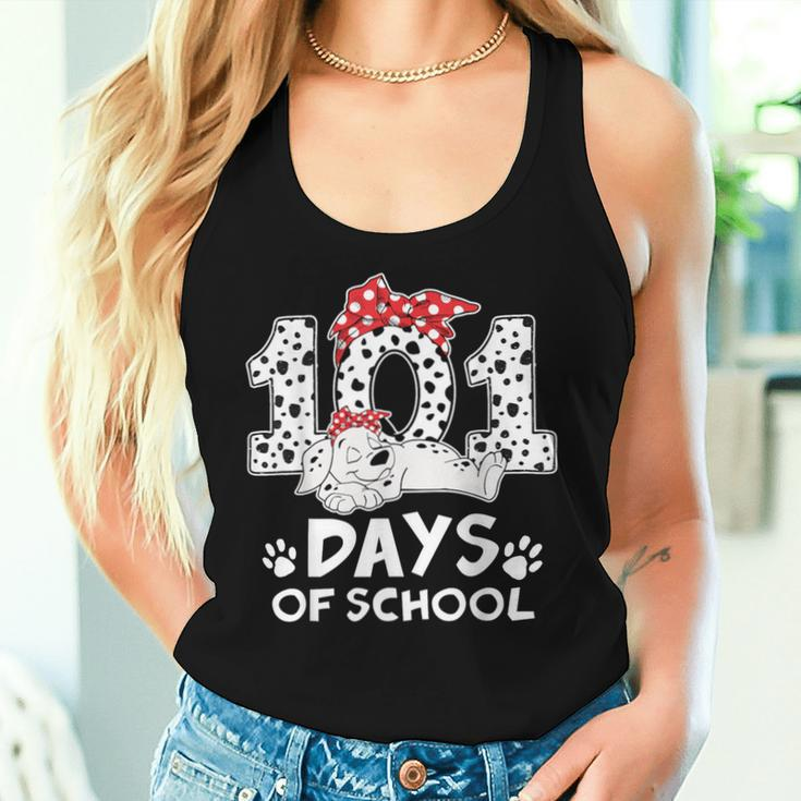 100 Days Of School Dalmatian Dog Girl 100 Days Smarter Women Tank Top Gifts for Her