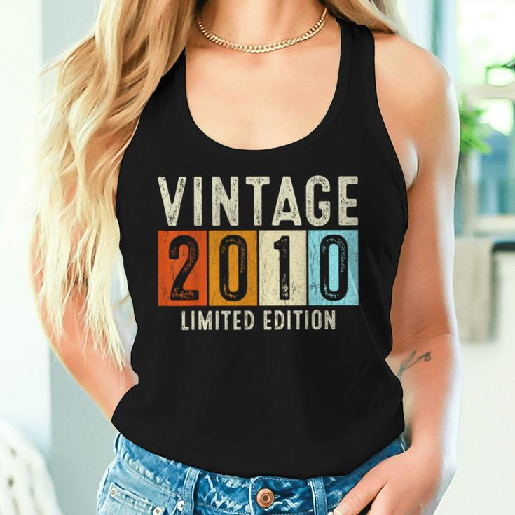 14Th Birthday For 14 Years Old Vintage 2010 Women Tank Top Gifts for Her