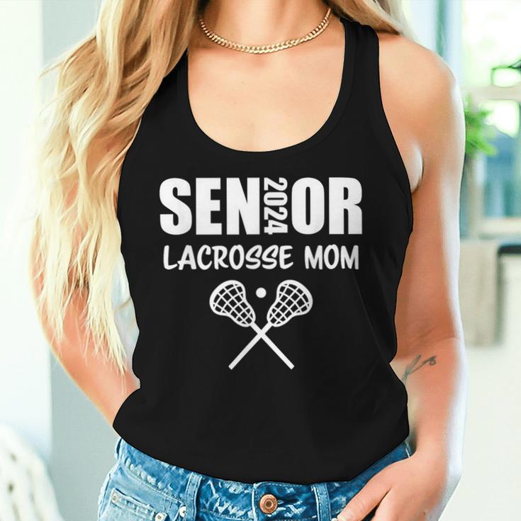 2024 Senior Lacrosse Mom Lacrosse Team Parent Class Of 2024 Women Tank Top Gifts for Her