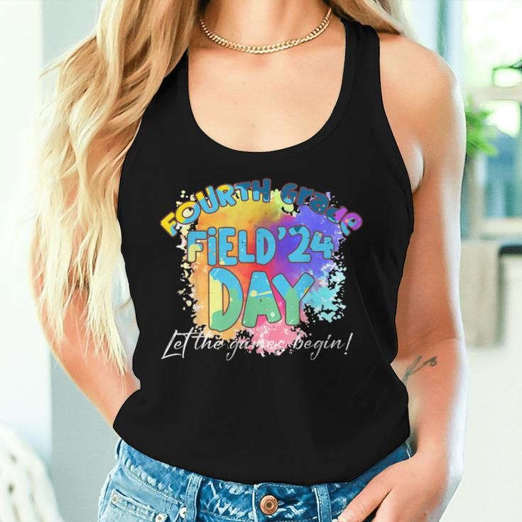 4Th Grade School Field Day Trip 2024 Let The Games Begin Women Tank Top Gifts for Her