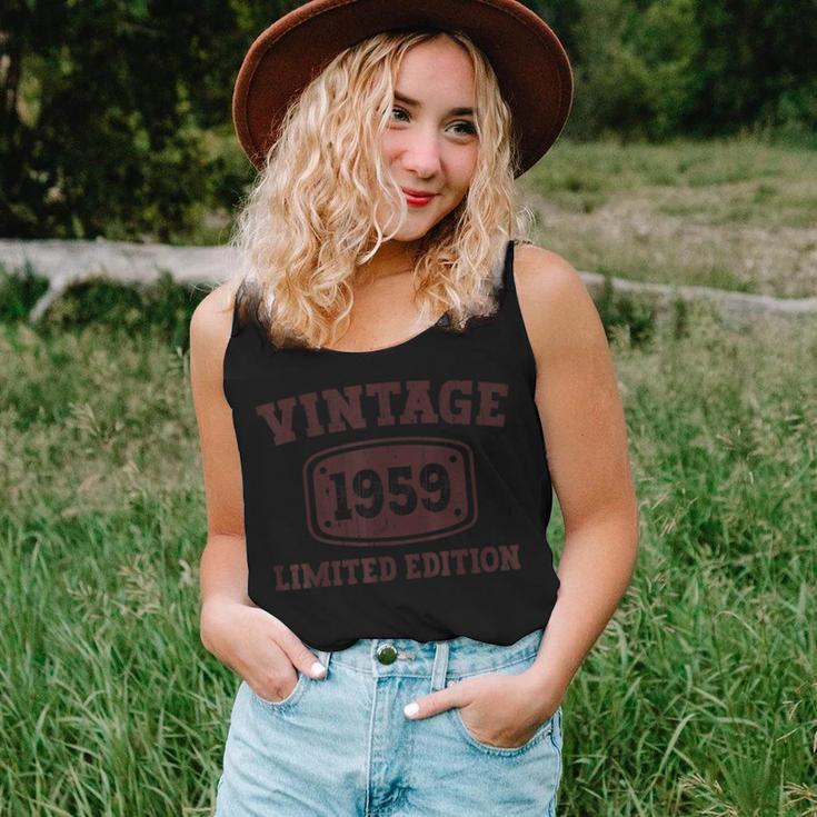 64 Years Old Vintage 1959 Happy 64Th Birthday Men Women Tank Top Gifts for Her