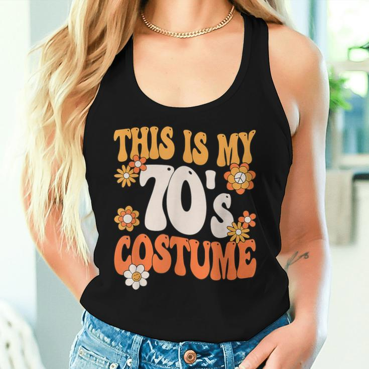 This Is My 70'S Costume Peace 70S Party Outfit Groovy Hippie Women Tank Top Gifts for Her