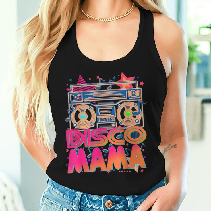 80S 90S Disco Mama Themed Vintage Retro Dancing Women Tank Top Gifts for Her