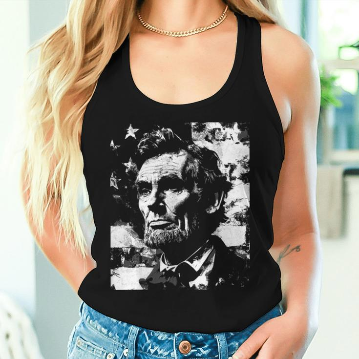 Abraham Lincoln History Teacher President 4Th Of July Women Tank Top Gifts for Her