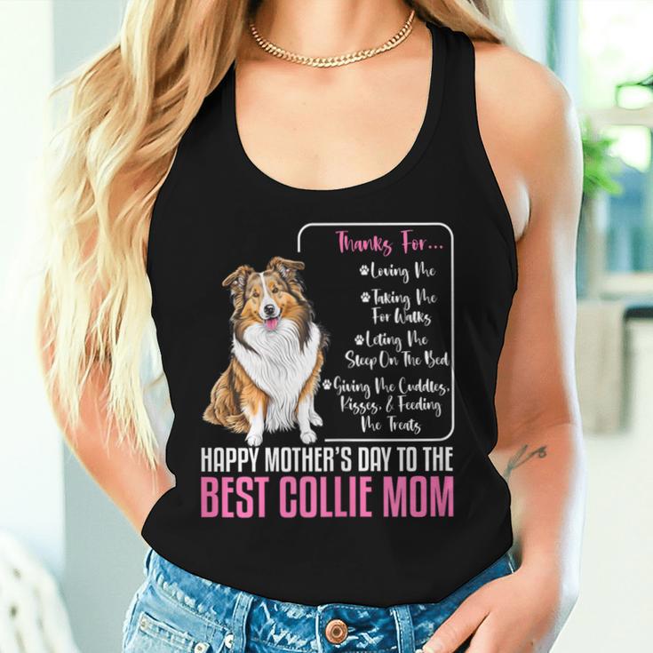 Alles Gute Zum Muttertag An Die Beste Collie-Mama Collie Dog Mom Tank Top Frauen Geschenke für Sie