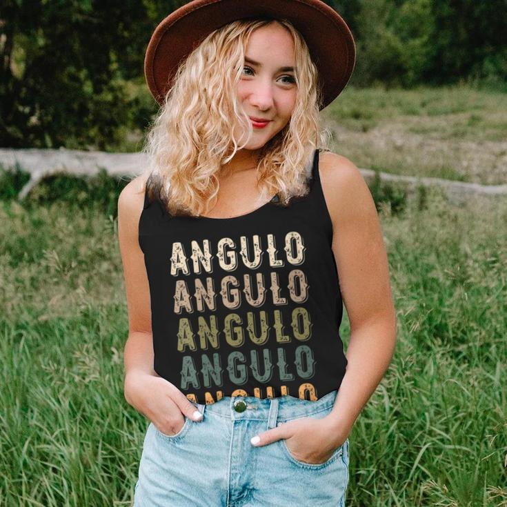 Angulo Personalized Reunion Matching Family Name Women Tank Top Gifts for Her