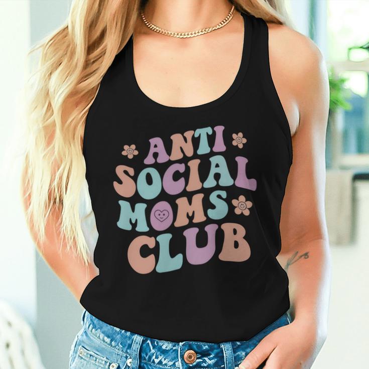 Anti Social Moms Club Auf Der Rückseite Tank Top Frauen Geschenke für Sie