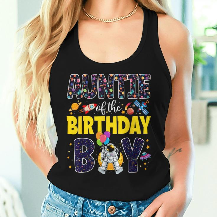 Auntie 2Nd Outer Space Aunt Family Matching Outfit Party Women Tank Top Gifts for Her
