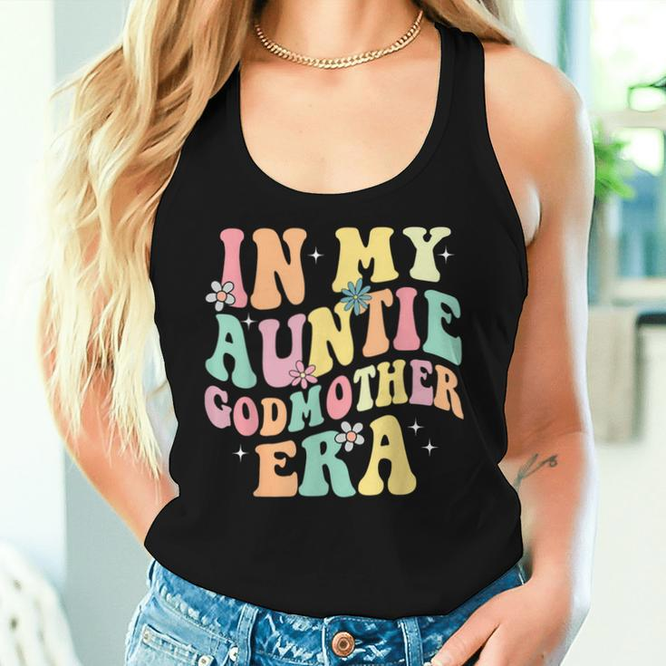In My Auntie Godmother Era Aunt God Mother Bestie Smile Face Women Tank Top Gifts for Her