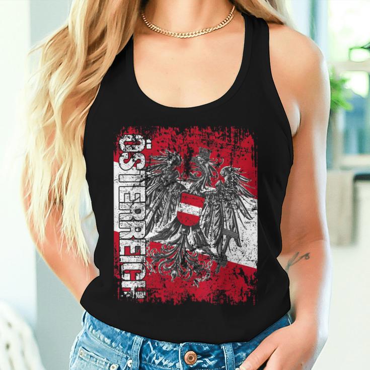 Austrian Flag For And Women Tank Top Frauen Geschenke für Sie